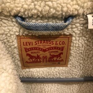 Like new Levi’s Original Faux Denim Trucker Jacket